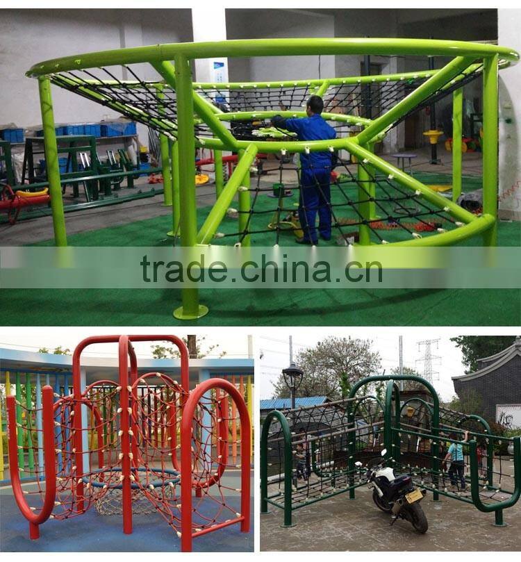 2016 New Outdoor Playground Steel Structure Kids Climbing Net
