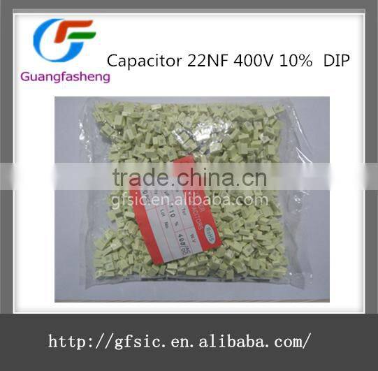 Polyester Film capacitor 22NF 400V 10% DIP