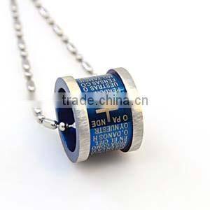 2016 June New style pendants charms steel jewelry blue men pendant