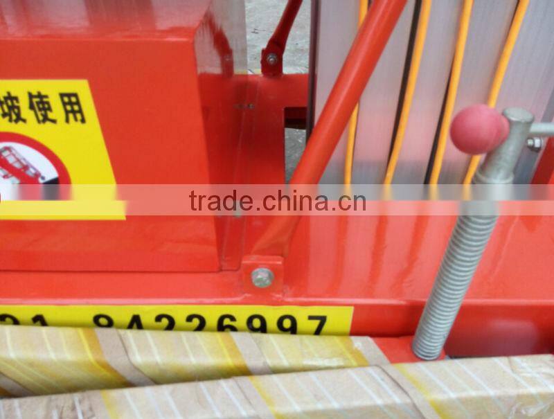 column lift mast hydraulic electric protable telescopic elevated one man lift platform/man lift