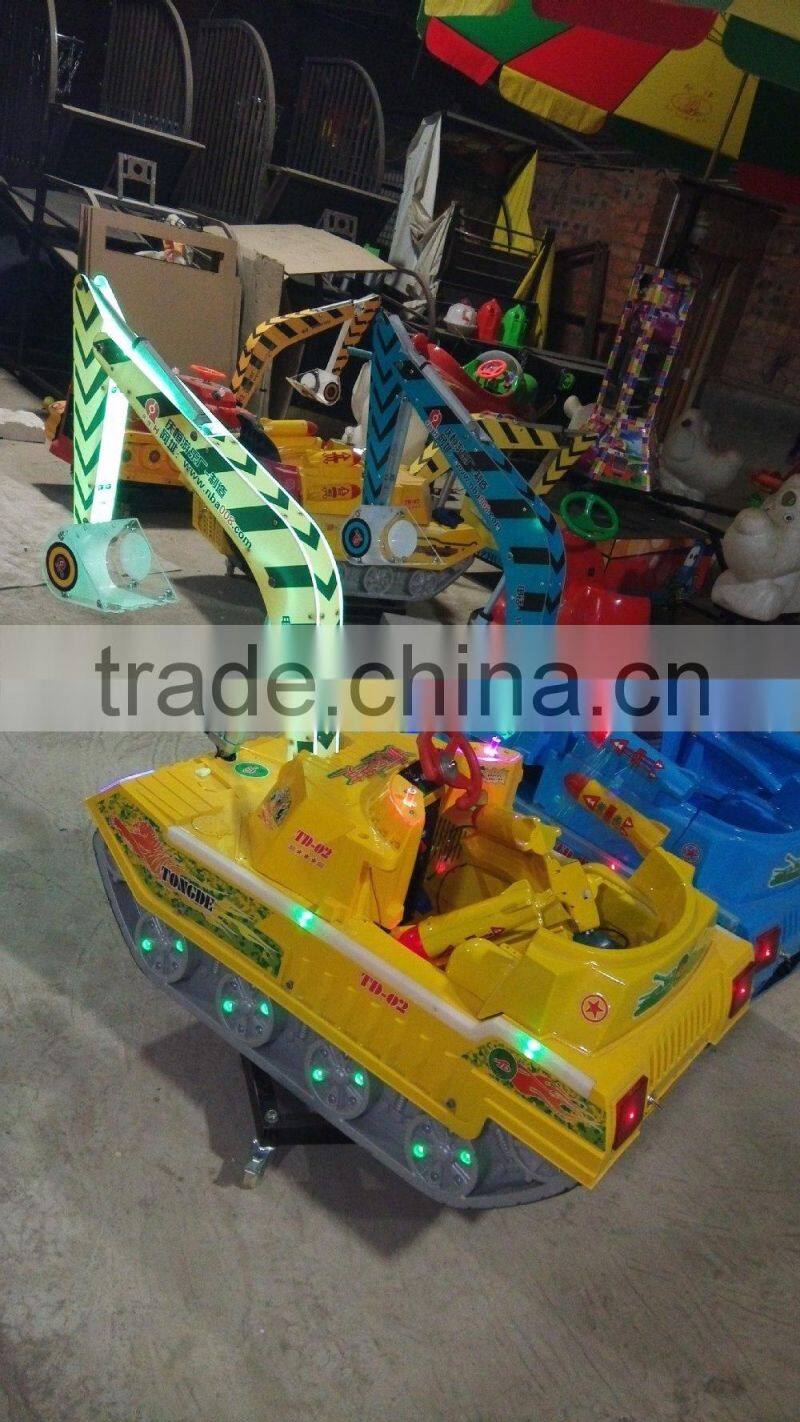 2015 Children's Toys mini electric riding machines amusement park kids mini excavator