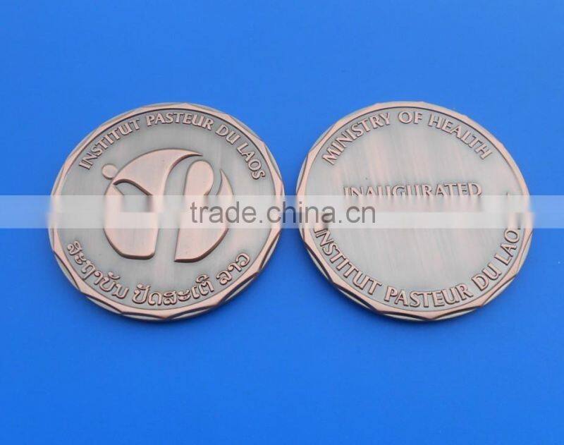 mate gold coin organization logo coin