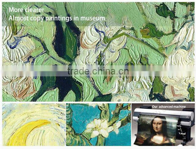 purple Flower waterproof oil canvas printed painting