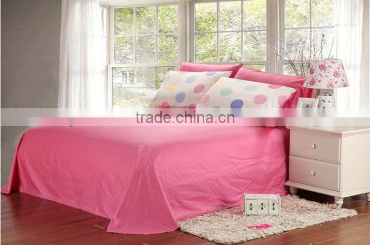Soft material lovely printed korean style bed sheet set coverlet