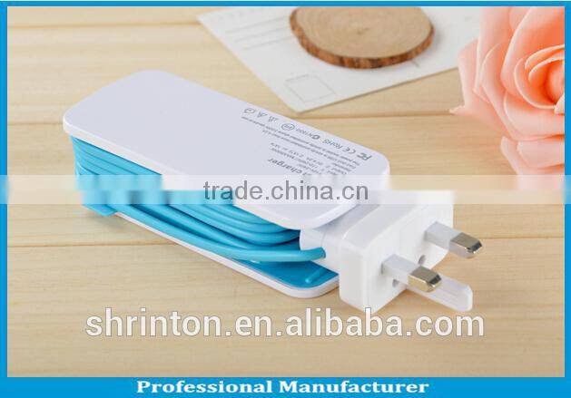5V 4.2A 4 port USB travel charger. home charger with CE FCC Rohs