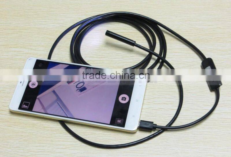 6 White LED 1 Meter to 5 Meter Micro USB Android Phone Rigid Endoscope