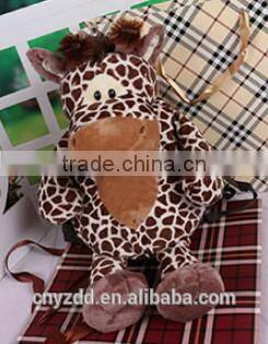 plush stuffed toy dog bag/animals plush bags