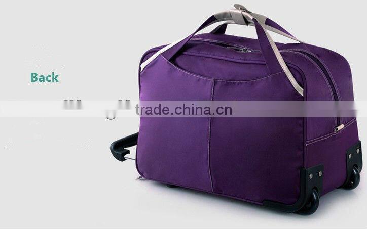2016 New large capacity folding portable travel bag on wheels