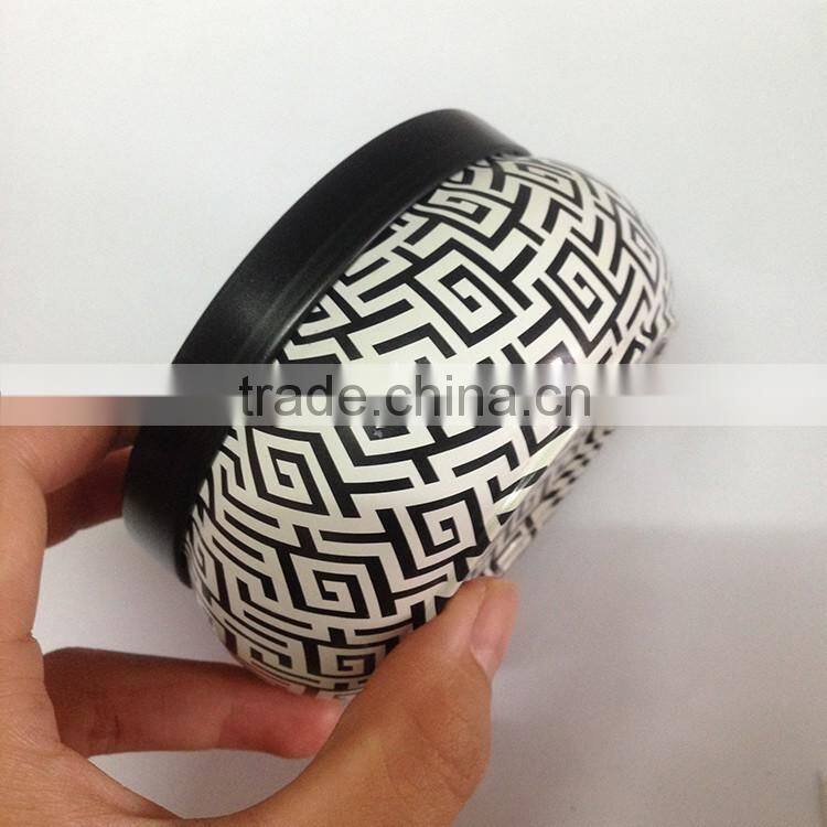 12OZ scented candle tin in containers with three wick