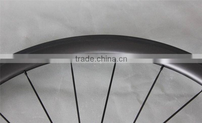 40T powerway hub black tubular carbon road bike carbon wheelset UD Matt carbon wheels W40T