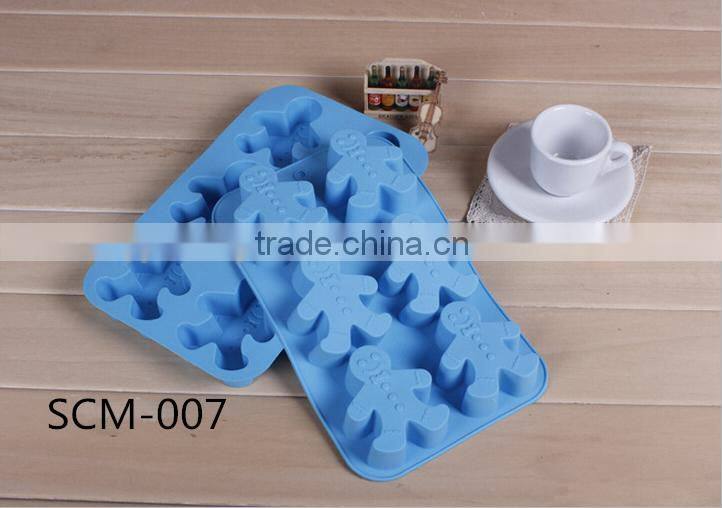 Hot sale food grade FDA and LFGB 9 hole shell shape colorful silicone oven cake mold
