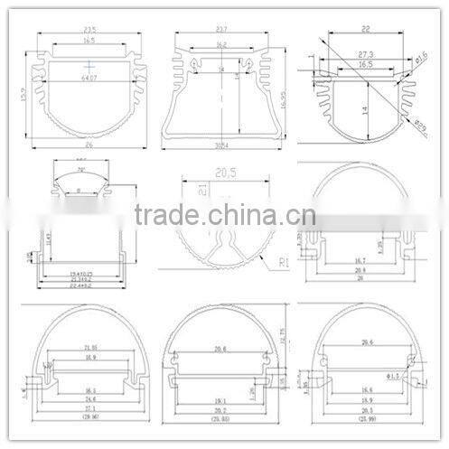 T8 tube light led housing Fluorescent lamp fixture