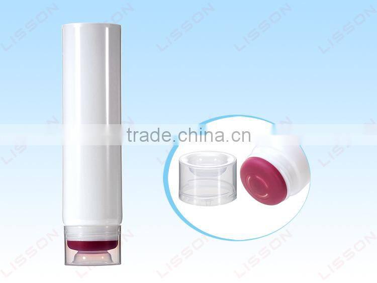 150ml Plastic Cosmetic Tube for Body Lotion with Soft Sillicon Massage Head