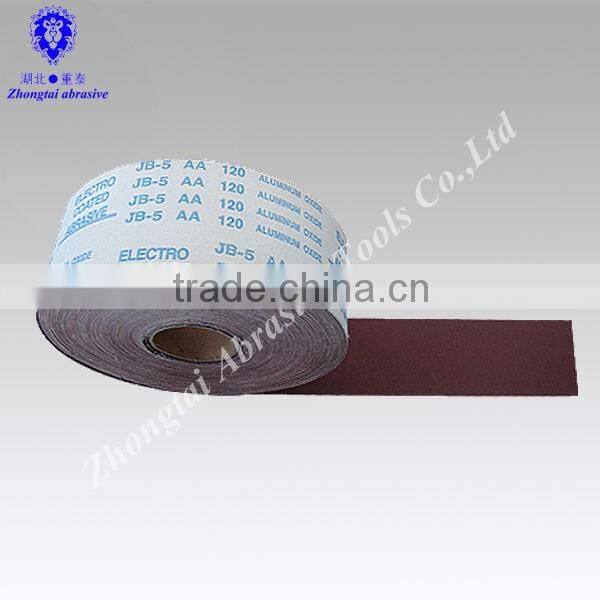 JB-5 DEER Aluminum Oixde Soft Emery Sand Cloth roll