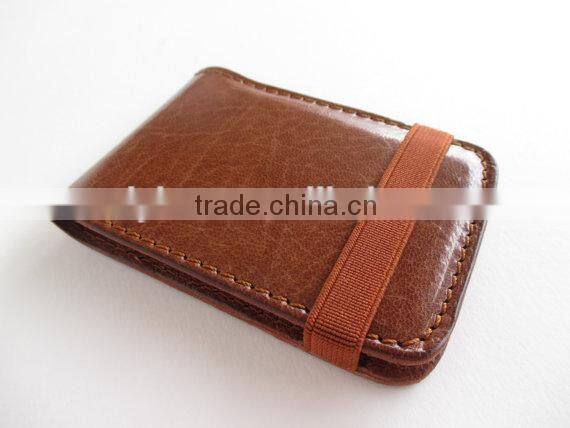 high quality mens name card holder business leather credit card case