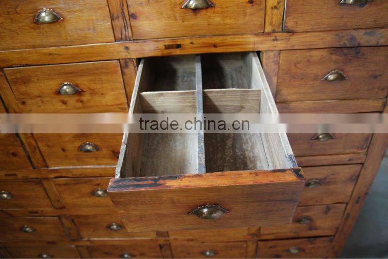 chinese antique furniture medicine cabinet/file cabinet