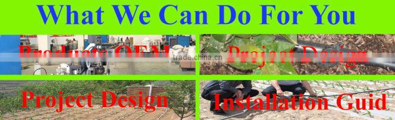 HDPE plastic irrigation pipe for farm land irrigation system water transfer