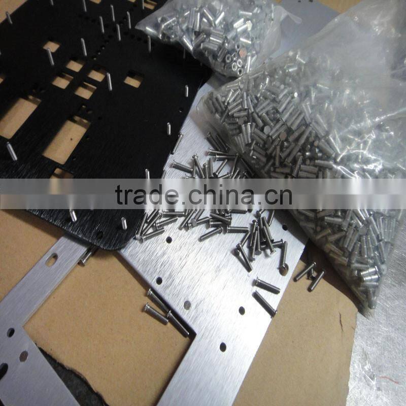 Custom stud powder coating aluminium plate