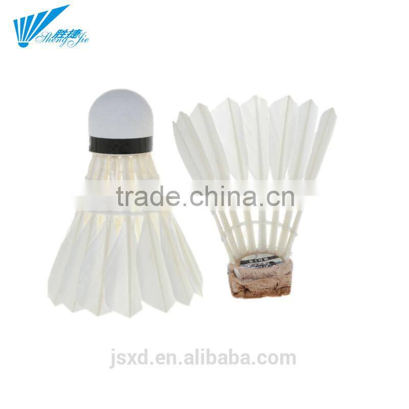 Durable Cheap Aeroplane Cigu Duck Feather Shuttlecock Badminton