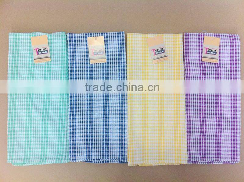 kitchen towel herringbone weave twill weave stripe cotton tea towel