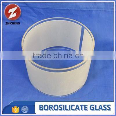 fused high quality cylinder forsted glass tube