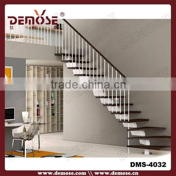 stainless steel stairs handrails prices / wood steps for indoor stairs