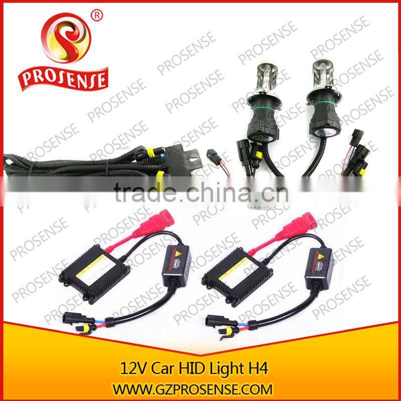 Prosense Super White 12V H4 Car HID Bulbs 6000K