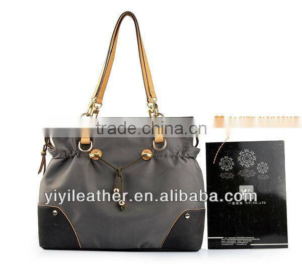 2117- wholesale utility fashion nylon big grey tote bag