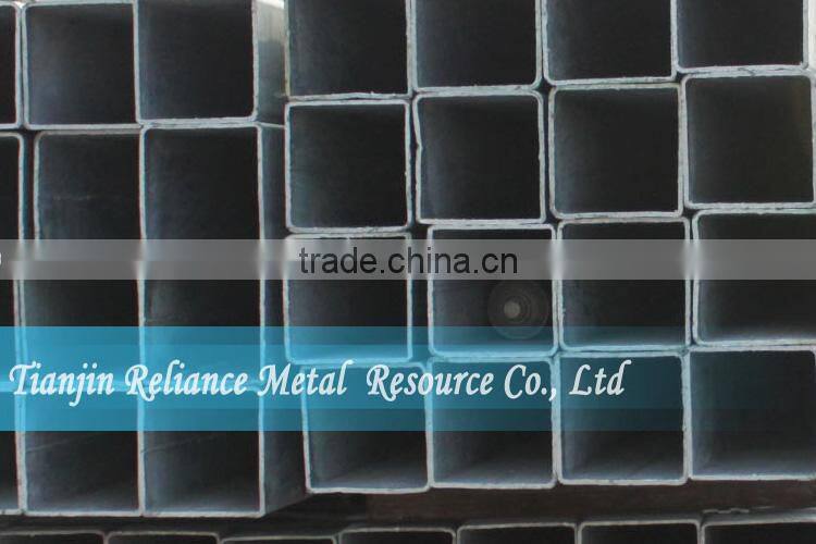 HOT GALVANIZED BS EN 10296 SQUARE STEEL PIPE