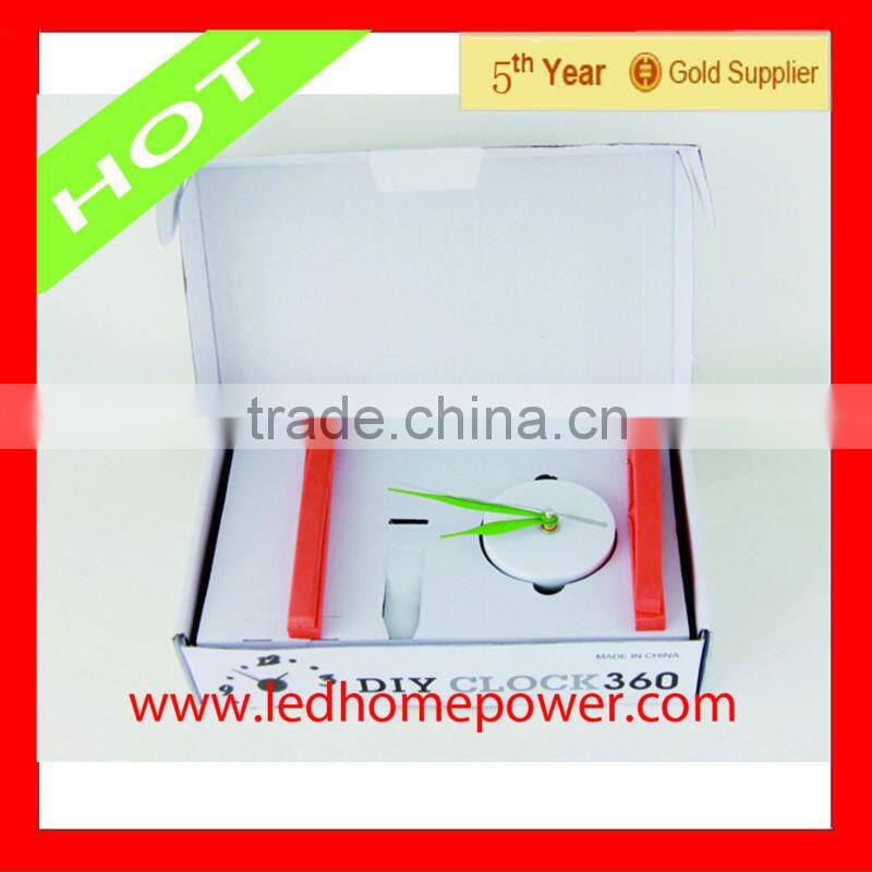 Creative black clock supplier from china