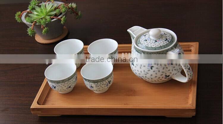 Bamboo tea tray/serving tray