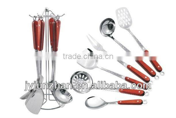 7 pcs stainless steel Cheap kitchen utensil --- Jieyang factory sell directly