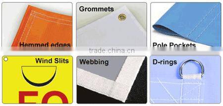 Long Life Weather Resistant waterproof Construction Wraps Mesh Banner