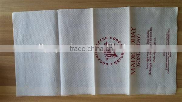 Wholesale Price Virgin Wood Pulp Printed Dinner Disposable Paper Napkin