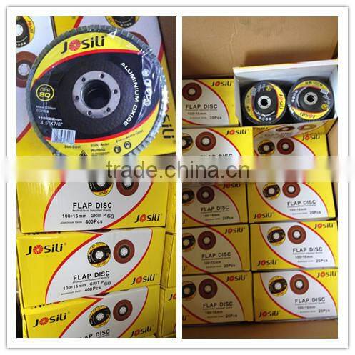 4inch aluminum oxide abrasive flap disc manufacturer