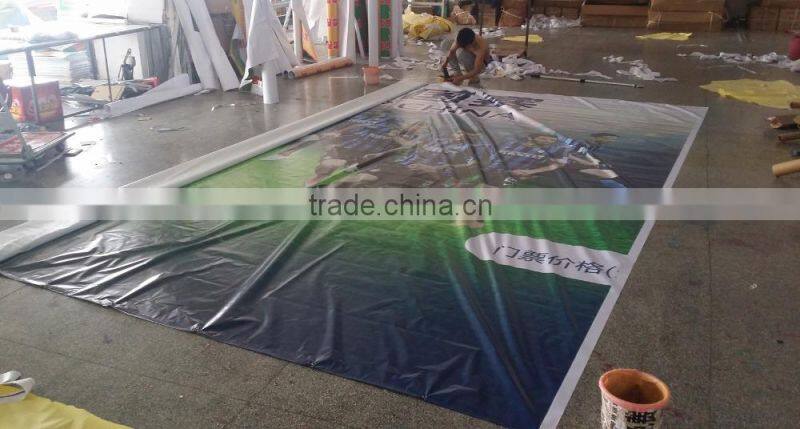 Factory custom display stand connected exhibition banner