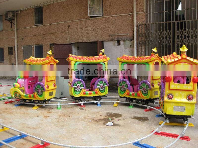 popular amusement park rides electric track train for sale,theme park train ride