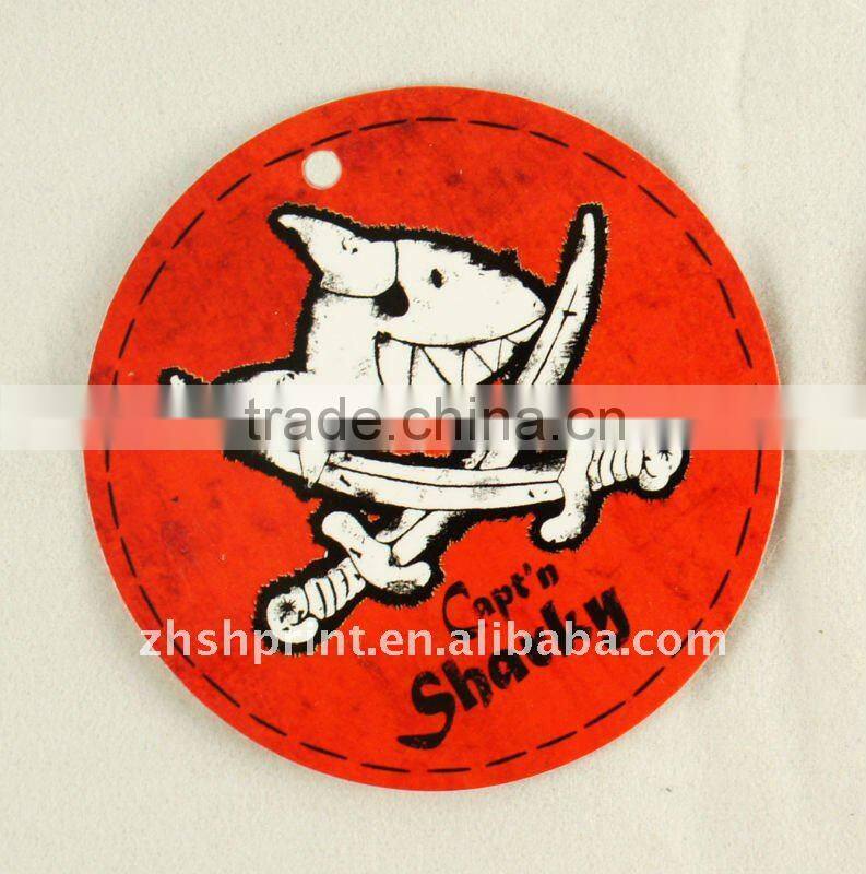 High quality round hang tags