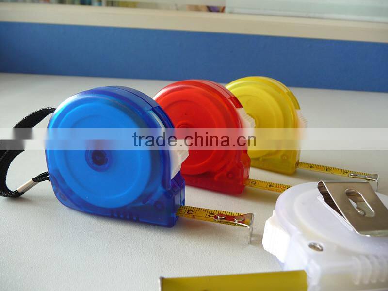 Promotional coloful cute and cheap 2m & 3m plastic tape measure