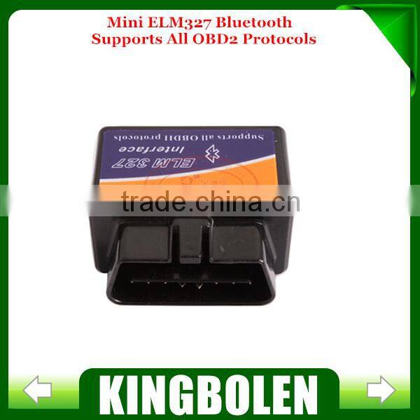 Super Mini ELM327 Bluetooth V1.5 OBDII Auto Scanner Mini327 OBD2 Car Diagnostic Tool ELM 327 works on Android Torque