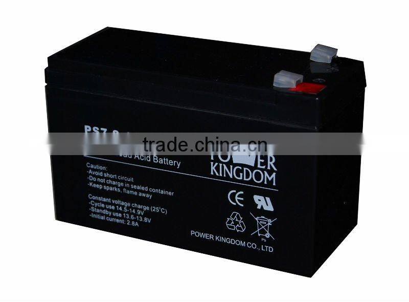 Lead Acid Battery 12v 7.2ah rechargeable battery for 12v accu