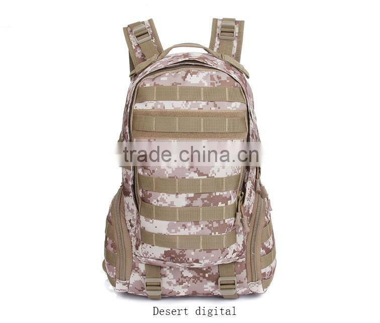 600D waterproof camouflage camping hiking military backpack