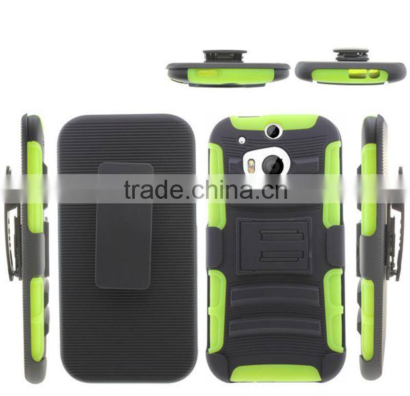 Dual layers protective phone cover for HTC One M8