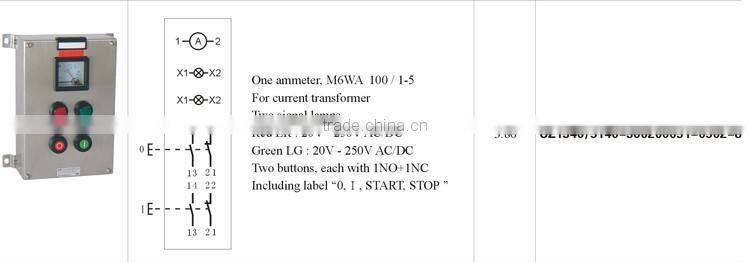 Stainless Steel Customized Explosion Proof Control Box