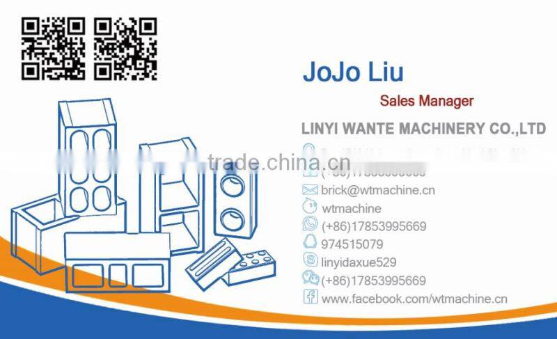 2016 WANTE BRAND TWIN--M7MI Hydraulic block machine delivering to Uganda