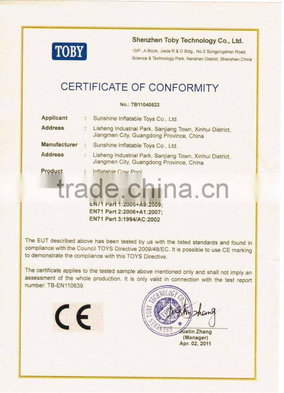 aquatic Inflatable basketball stands for Kid toys/novel basketball stand