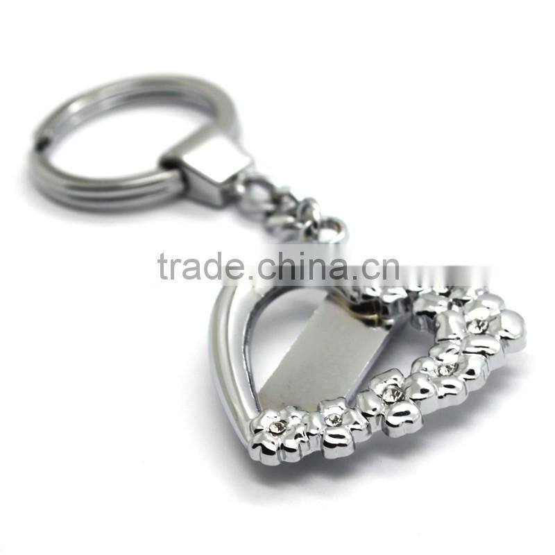 Heart Cute Metal Clip Pendant Keychain