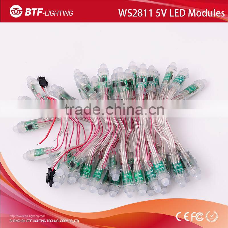 WS2811 pixel led module 5V IP68 waterproof White Wire
