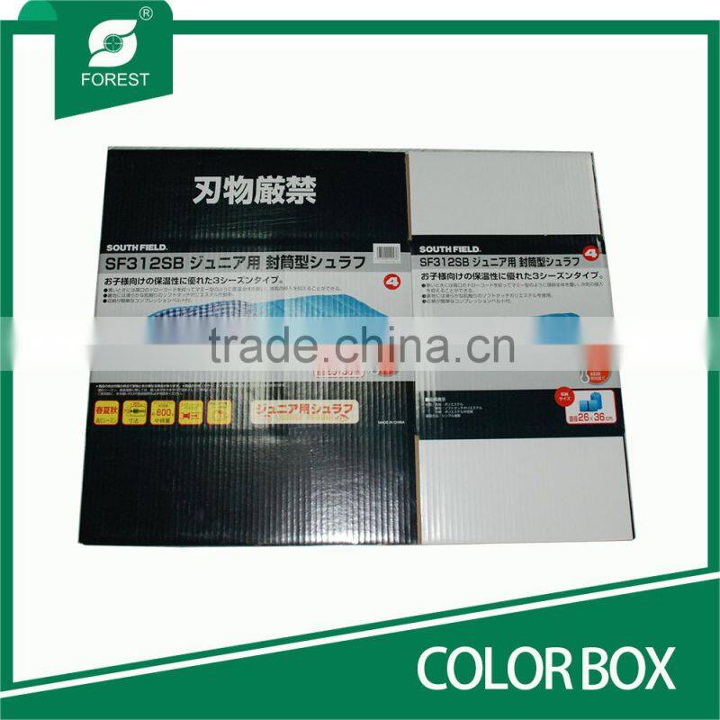 LITHO PRINT CORRUGATED COLOR BOXES FOR SHPPING WHOLESALE