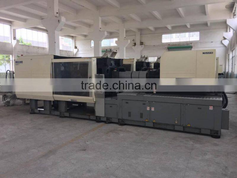 used japanese Nissei plastic injection molding machine 360T, 110T, 80T, 50T